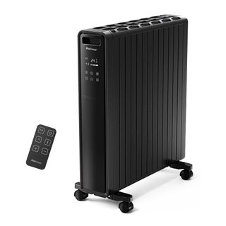 The black Pro Breeze 2000W Digital Oil-Free Radiator with Eco Mode