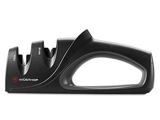 Wüsthof Wusthof Precision Edge 2 Knife Sharpener, Synthetic, Black, Two-Stage