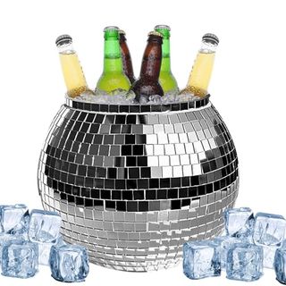 Ice Bucket - Crystal Ice Bucket | Ice Bucket 3l Modern Ice Storage Container, Disco Ball Drink Container - Disco Ball Ice Bucket, Bar, Restaurant