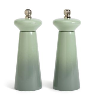 Habitat Herbalist Salt & Pepper Mill Set - Green