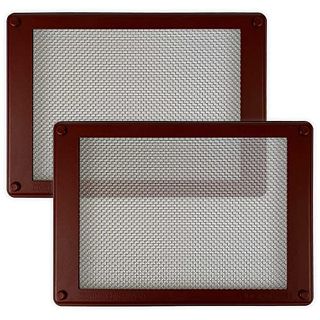 Roshield Pest Proofing Air Brick Mesh Vent Cover | Mouse Insect Rodent Control Prevention X 2 (brown, Medium)