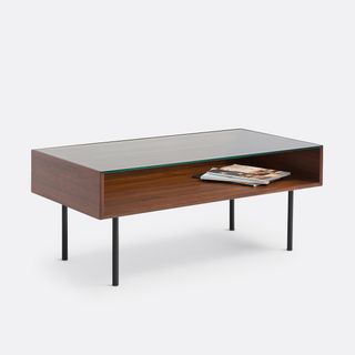 Watford Walnut Veneer Display Coffee Table