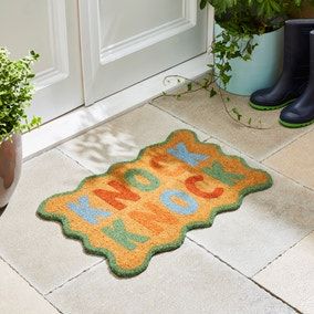 Knock Knock Coir Doormat