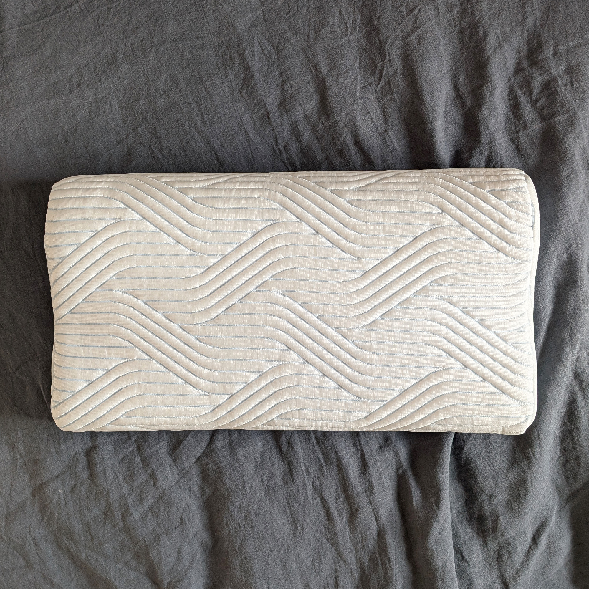 The Tempur Original SmartCool Pillow being tested