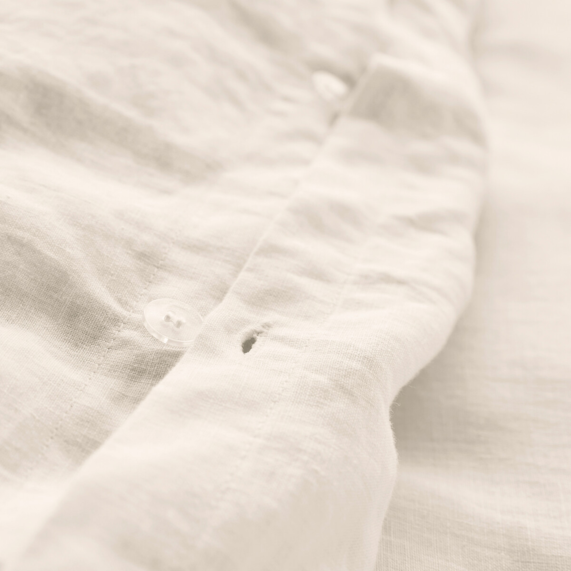 La Redoute linen bedding natural