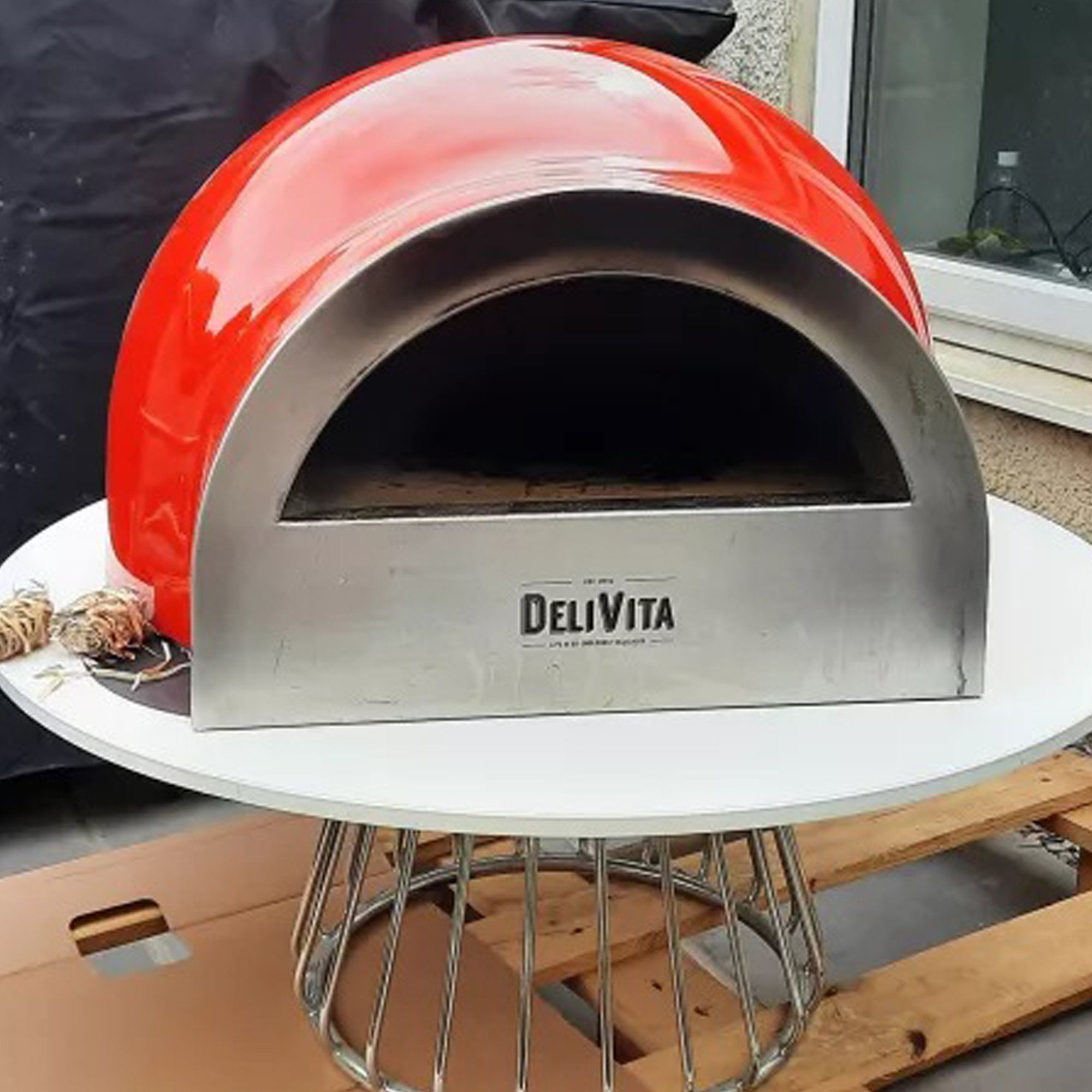 Testing of Delvita pizza oven at home