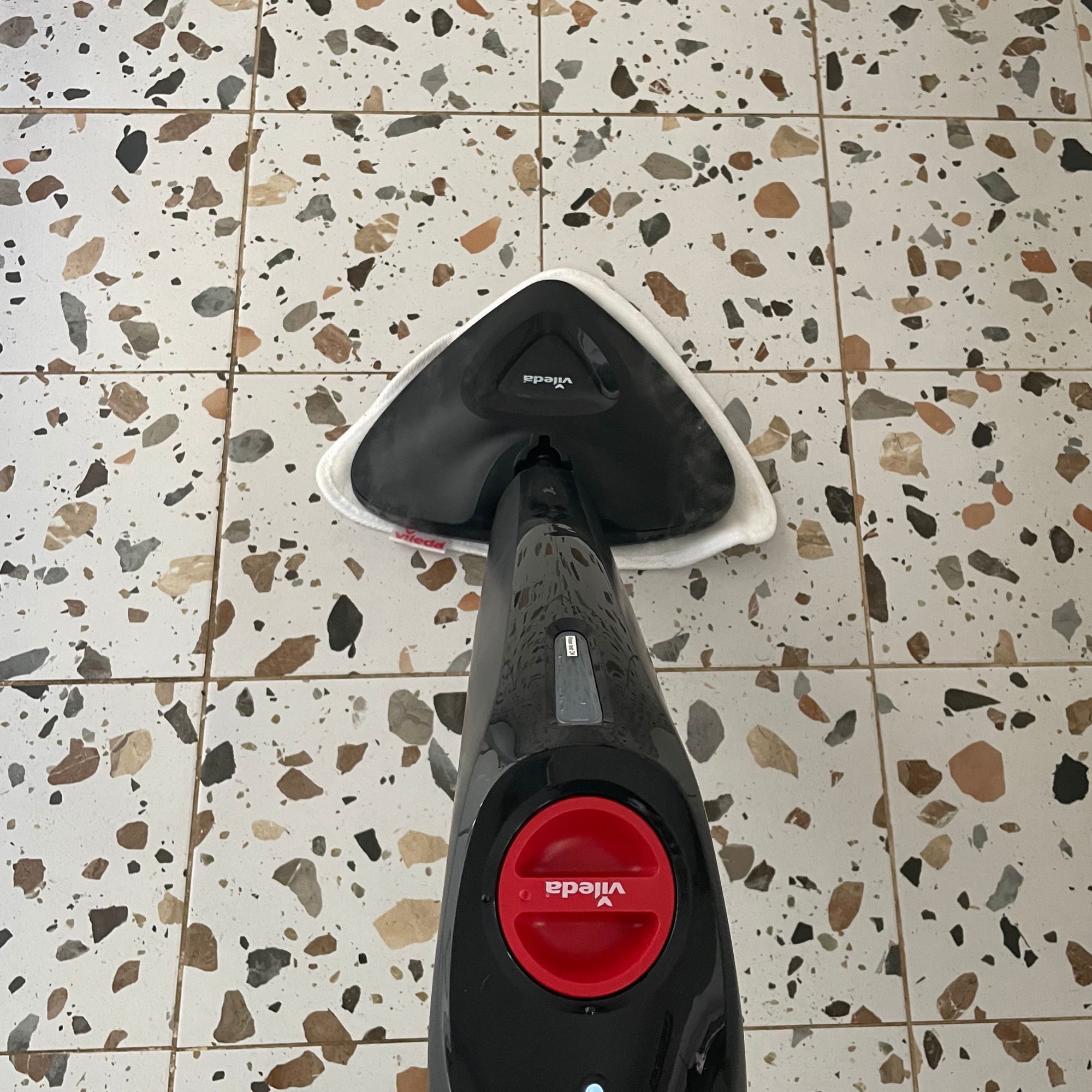 Using the Vileda Steam Mop Plus on terrazzo tiled floors