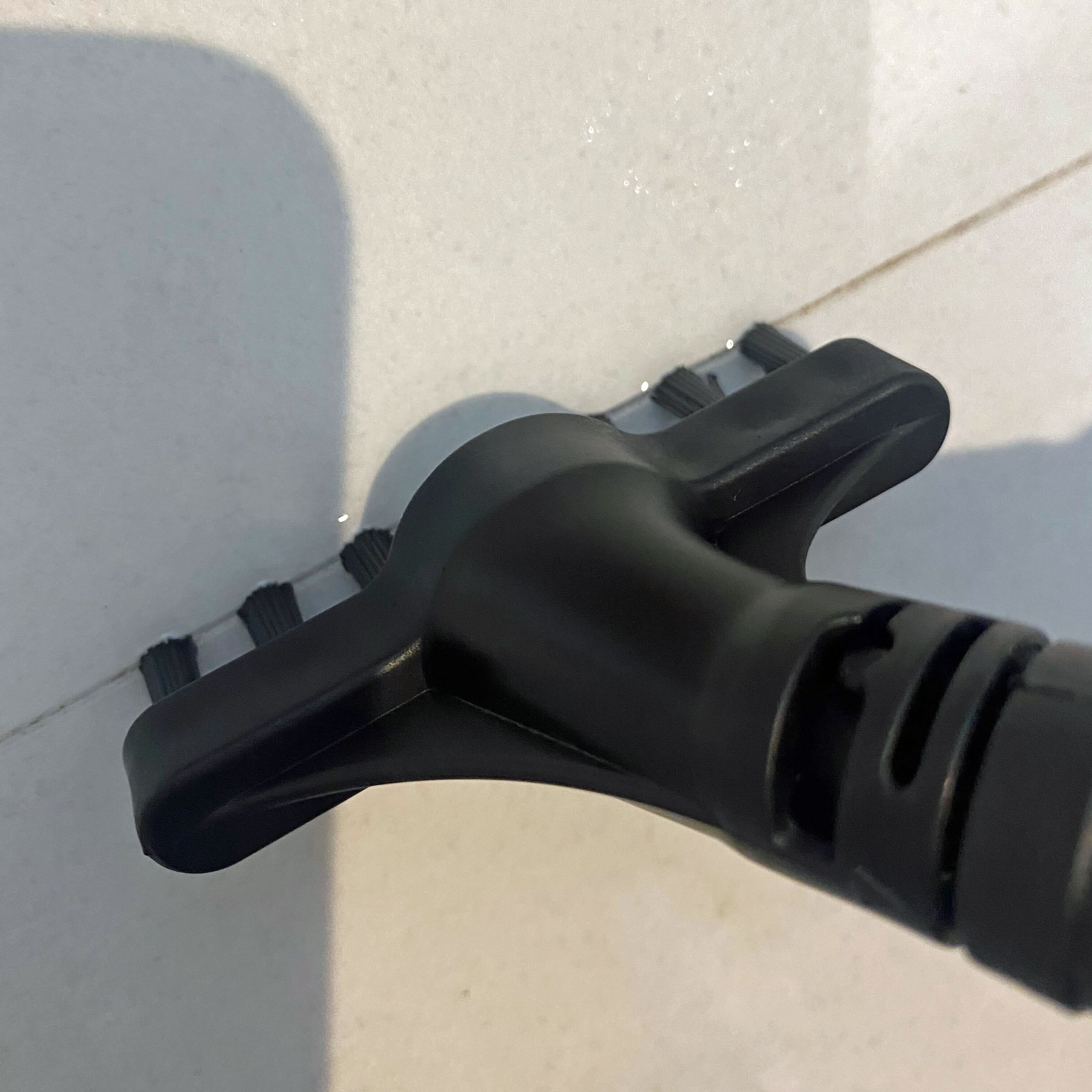 VAX steam fresh total home steam cleaner nozzle on tile