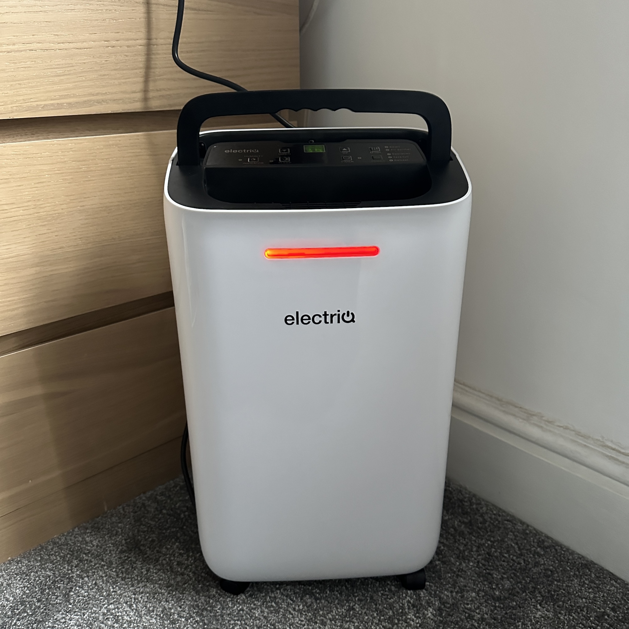 ElectriQ dehumidifier ease of use