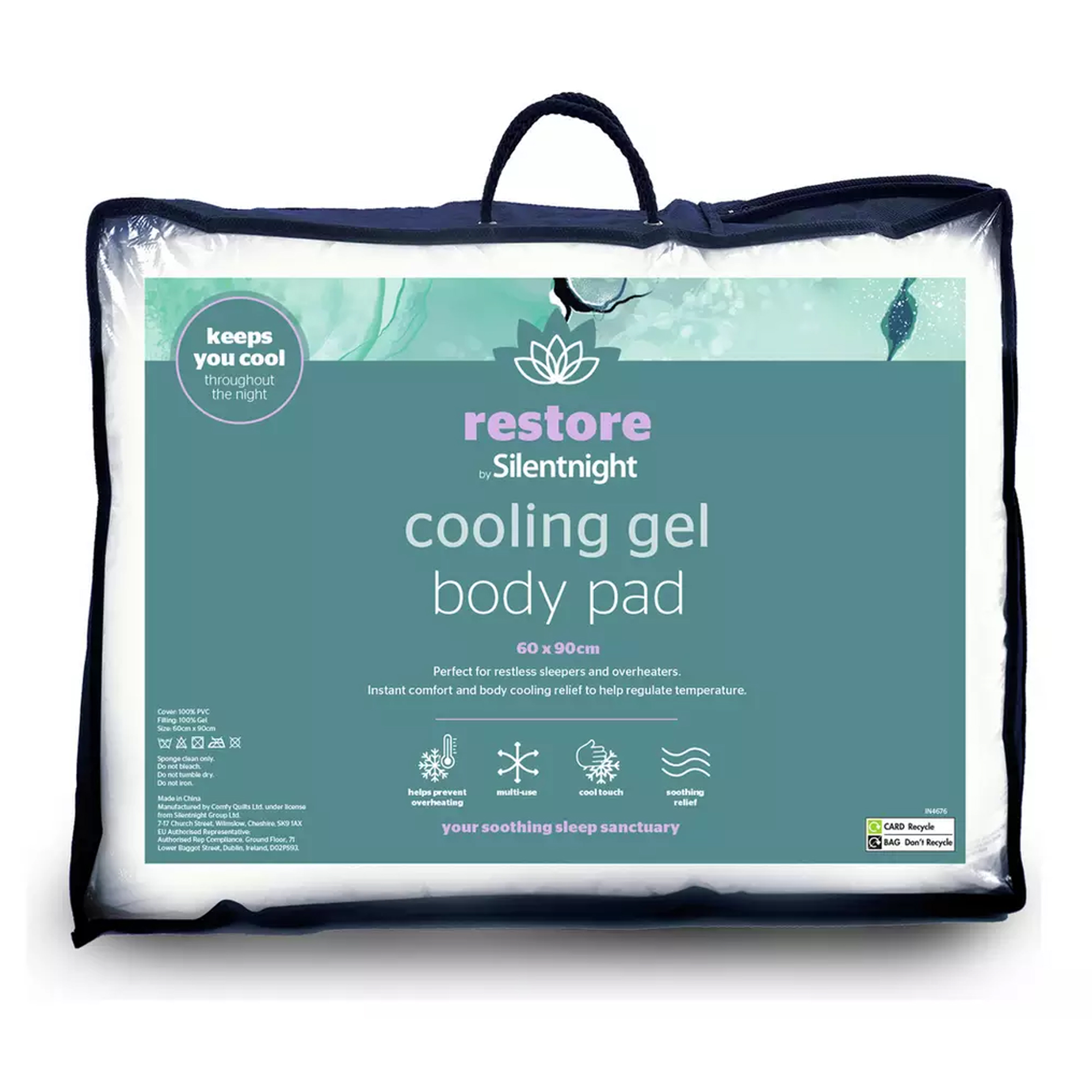 Silentnight Restore Body Cooling Gel Mattress Pad