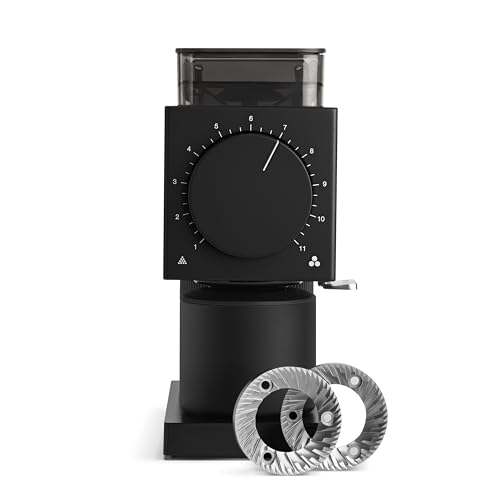 Fellow Moulin à Café Ode Gen 2 Coffee Grinder, Aluminum, Matte Black