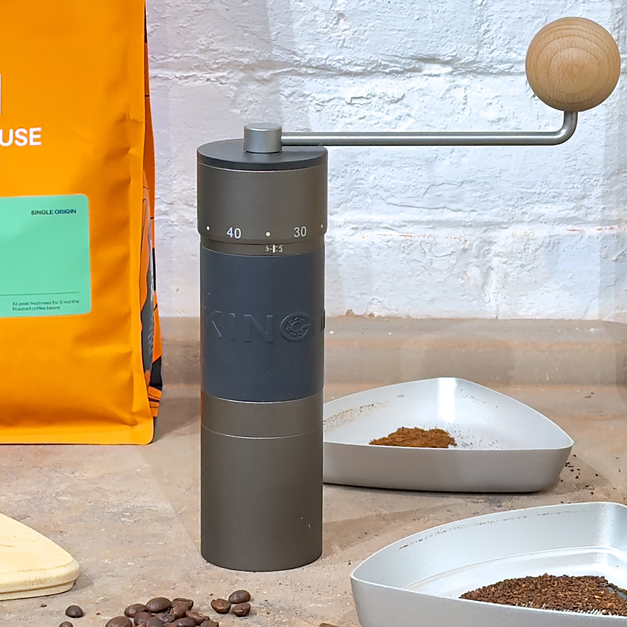 The best coffee grinders being tested at home