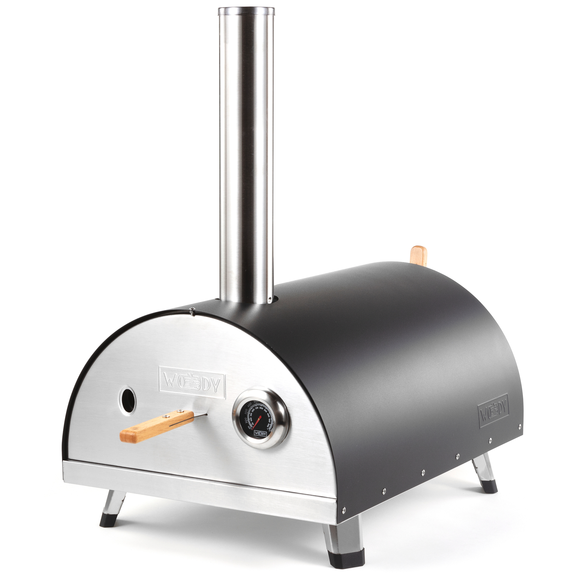 Woody pizza oven cutout