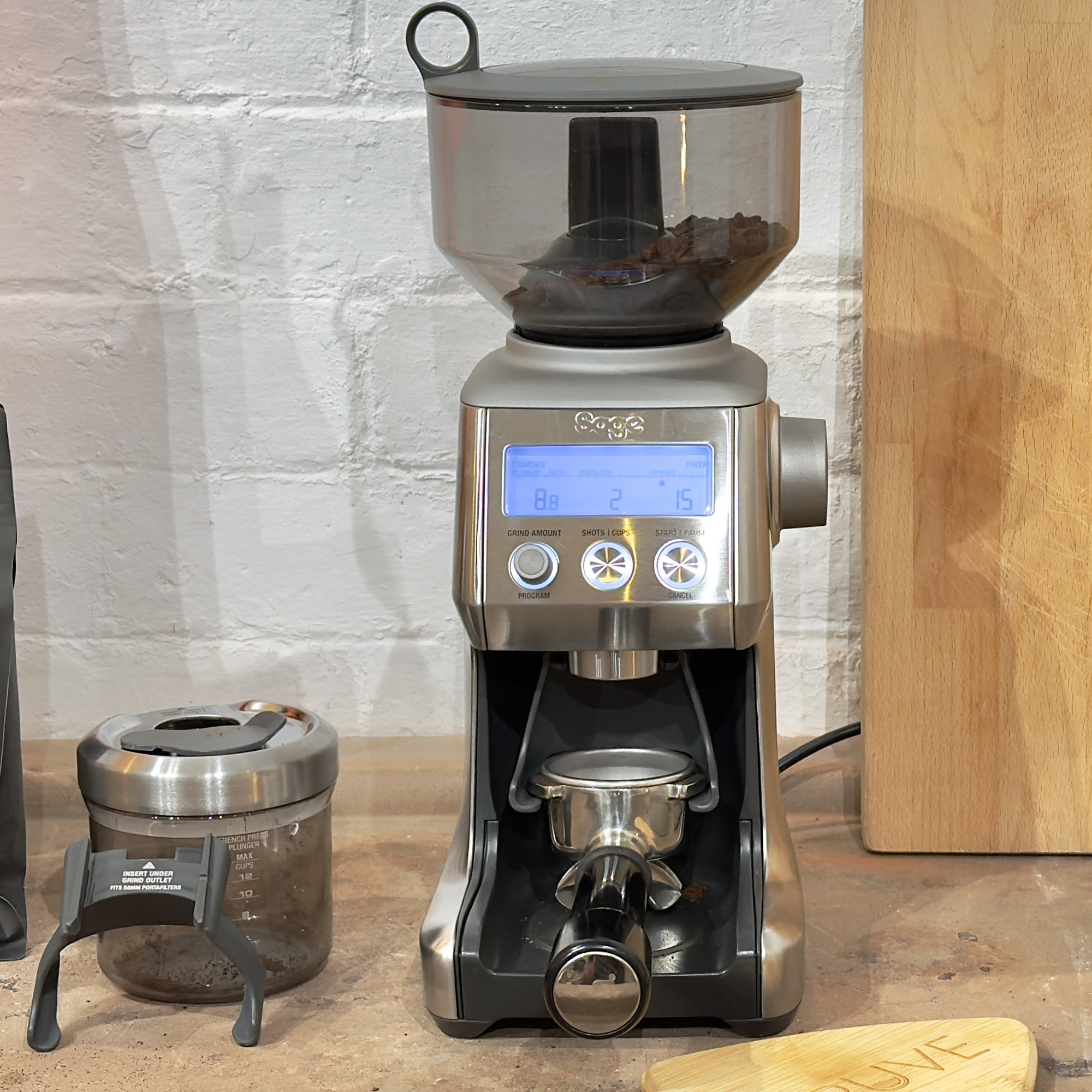 The best coffee grinders being tested at home