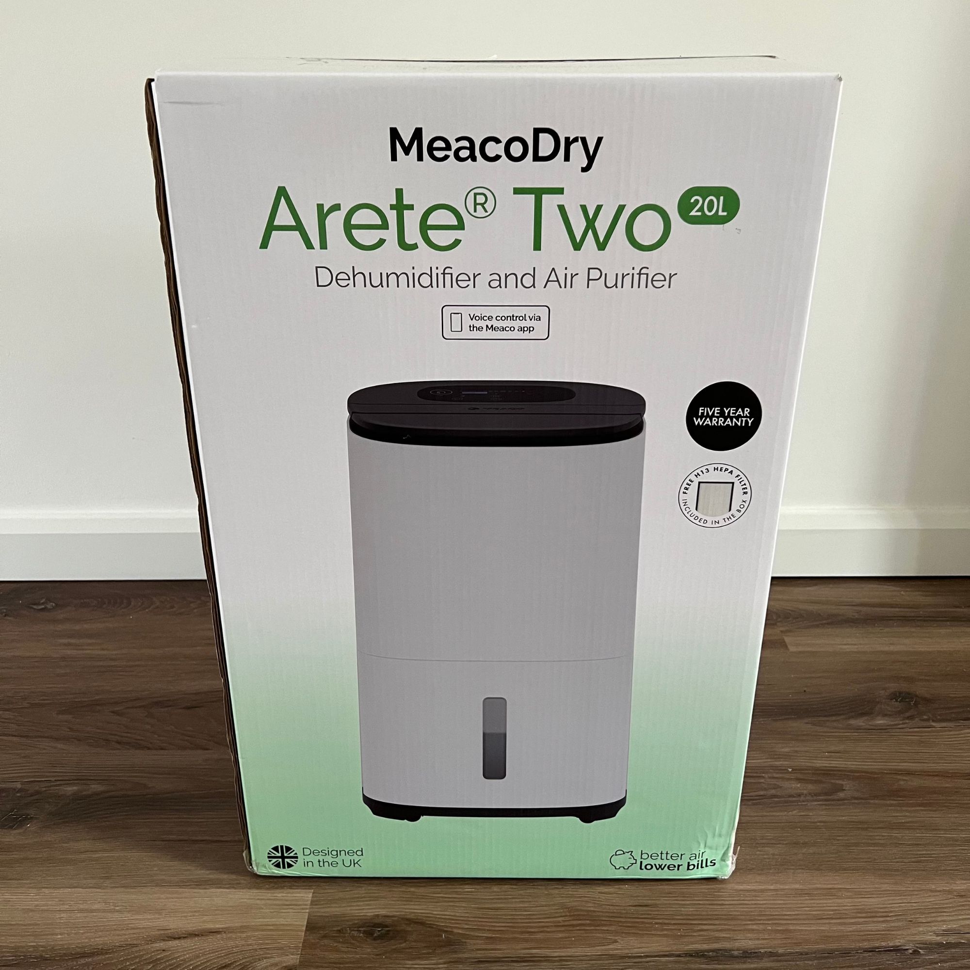 MeacoDry Arete Two 20L Dehumidifier / Air Purifier