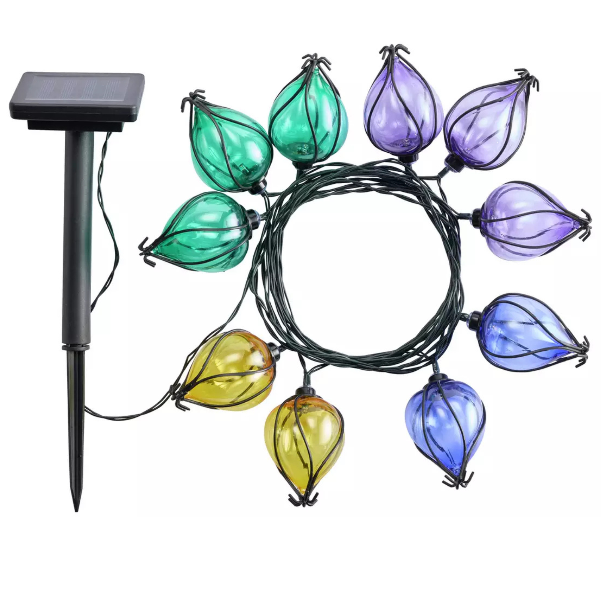 Garden by Sainsburys Solar Balloon String Lights